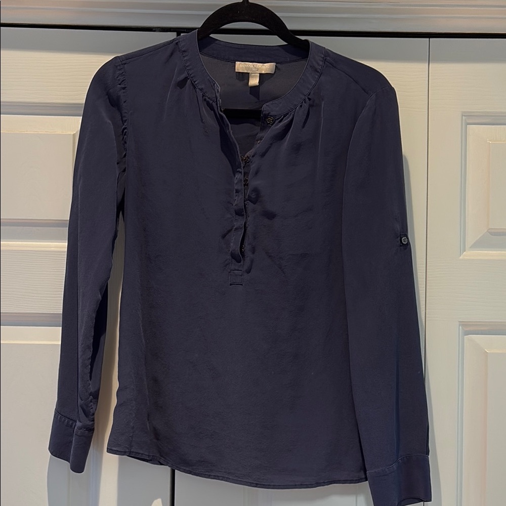 Navy Blue Women's Blouse